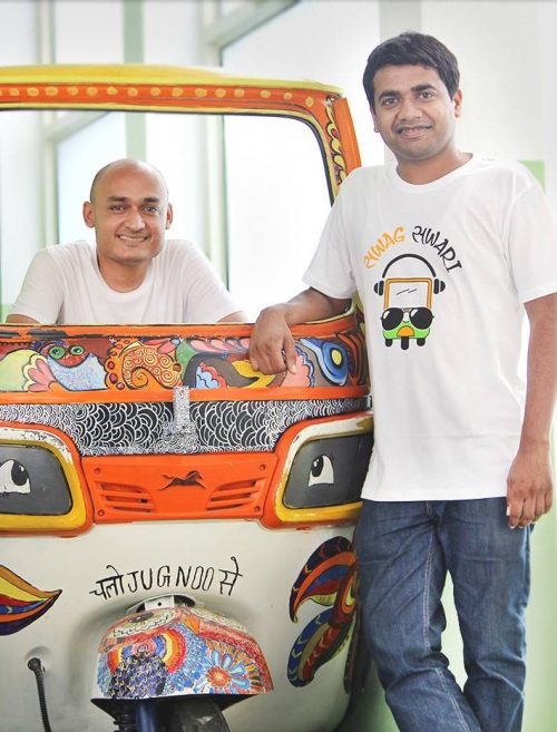 Founder smiling